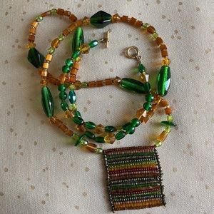 Vintage Glass necklace